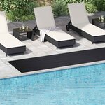 vidaXL Tapis de sol Noir 1 x 5 m Caoutchouc