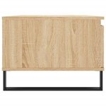 vidaXL Table basse Chêne sonoma 90x50x36 5 cm Bois d'ingénierie