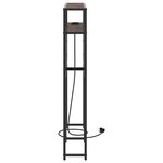 vidaXL Tête de lit de rangement Chêne marron 90 cm Bois d'ingénierie