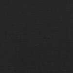 vidaXL Canapé-lit à 2 places avec deux oreillers noir tissu