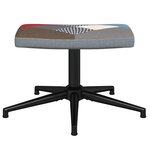 vidaXL Chaise de relaxation avec repose-pied Patchwork Tissu