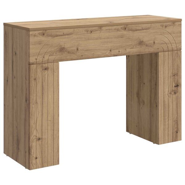 vidaXL Table basse Chêne artisanal 102 x 35 x 75 cm Bois d'ingénierie