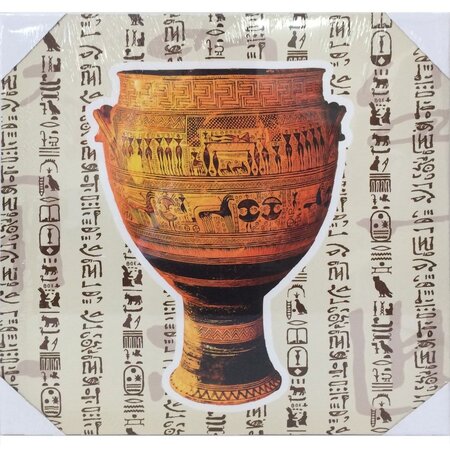 Cadre en toile poterie egyptienne