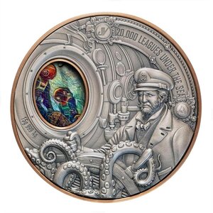 Pièce de monnaie en Argent - Cuivre 1 Dollar g 15 (Ag) - 340 (Cu) Millésime 2026 TWENTY THOUSAND LEAGUES UNDER THE SEA
