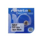 Blister de 1 Pile bouton oxyde argent X337 SR416SW RENATA