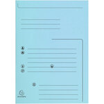 Chemises  dossier 2 rabats préimprimée capacité de 200 feuilles A4, carte 240 x 320 mm, Assortis (paquet 25 unités)