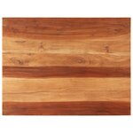 vidaXL Dessus de table bois massif d'acacia 15-16 mm 70x90 cm
