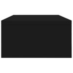 vidaXL Support de moniteur Noir 42 x 24 x 13 cm Bois d'ingénierie