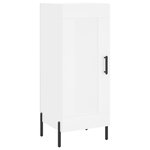 vidaXL Buffet haut Blanc 34 5x34x180 cm Bois d'ingénierie