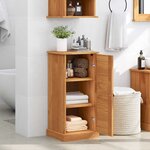 vidaXL Cabinet de Salle de Bain VIGO marron miel 37 x 34 x 80 cm