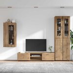 vidaXL Ensemble meuble TV FLORIN Chêne artisanal Bois d'ingénierie