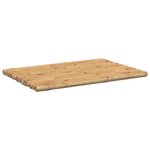 vidaXL Tapis de bain 2 Pièces 70x50 cm bambou