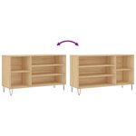 vidaXL Armoire à chaussures Chêne sonoma 102x36x60cm Bois d'ingénierie