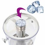 vidaXL Distributeur de jus en acier inoxydable 8 L