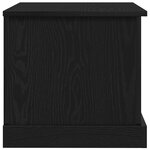 Boîte de rangement vidaXL en chêne noir 70x40x38 cm en bois reconstitué