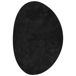 vidaXL Tapis HUARTE Noir 120 x 170 cm Polyester