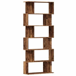 vidaXL Bibliothèque vieux bois 80x24x192 cm bois d'ingénierie