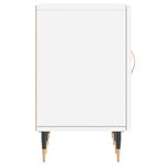 vidaXL Meuble TV blanc 150x30x50 cm bois d'ingénierie