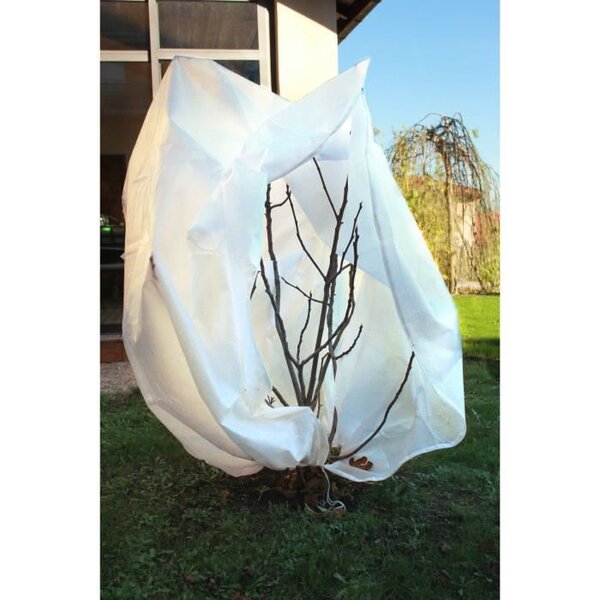VILMORIN Lot de 3 housses d'hivernage avec ZIP 30g/m² - 1 x 1,60m -Blanc
