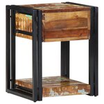 vidaXL Cabinet de chevet 40 x 35 x 50 cm bois de récupération massif