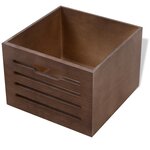 vidaXL Table de chevet 2 Pièces Bois