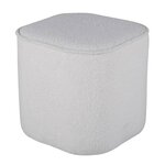 Venture Home Pouf Piff 44x44x41 cm Teddy Blanc