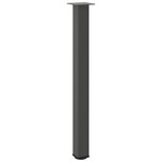 vidaXL Pieds de table de bar 4 pièces Anthracite 90-92 cm Acier