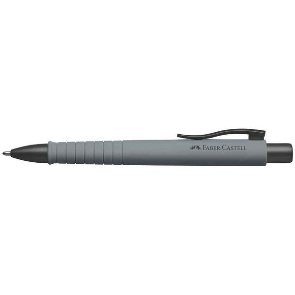 Stylo-bille POLY BALL XB  stone grey FABER-CASTELL