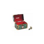 Tirelire en metal forme coffre de pirate