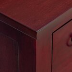 vidaXL Commode Marron 45 x 35 x 100 5 cm Bois de Mahogany Massif