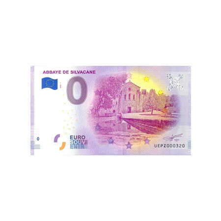 Billet souvenir de zéro euro - Abbaye de Silvacane - France - 2020
