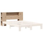 vidaXL Tête de lit avec rangement 140 cm bois massif de pin