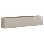 vidaXL Jardinière rouillé 200x40x40 cm acier inoxydable