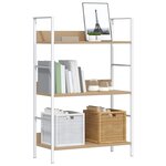 vidaXL Bibliothèque à 3 niveaux chêne 60x27 6x90 5cm bois d'ingénierie