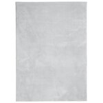 vidaXL Tapis HUARTE à poils courts doux et lavable gris 240x340 cm