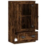 vidaXL Buffet haut chêne fumé 60x35 5x103 5 cm bois d'ingénierie