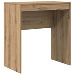 vidaXL Bureau avec rangement 2 Pièces chêne artisanal 70 x 40 x 76 cm