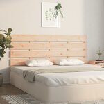 vidaXL Tête de lit 200x3x80 cm Bois massif de pin