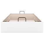 vidaXL Cadre de lit ottoman sans matelas blanc 80x200 cm similicuir