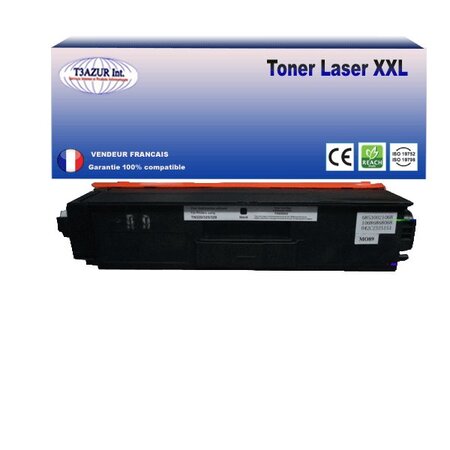 Toner compatible avec Brother TN325 TN326  pour Brother DCP-9055CDN, DCP-9270CDN, DCP-L8400CDN, L8450CDW Noire - 4 000 pages - T3AZUR