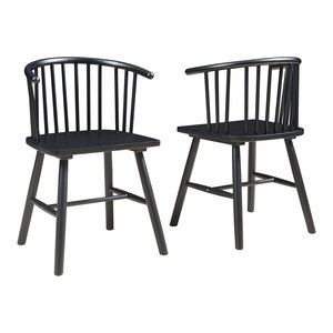 Lot de 2 chaises de salle à manger salon design moderne cuisine noir 03_0009634