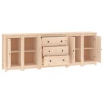 vidaXL Buffet 230x35x80 cm Bois massif de pin