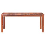 vidaXL Table à manger 180x90x76 cm Bois massif