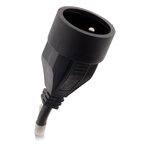 Prolongateur 16a 2p+t ho5vv-f 3g1 5mm² noir 10m