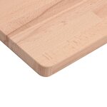 vidaXL Dessus de table 100x50x1 5cm rectangulaire bois massif de hêtre