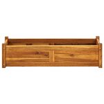 vidaXL Lit surélevé de jardin Bois d'acacia 100x30x25 cm