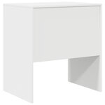 vidaXL Bureau d'écriture Blanc Bois d'ingénierie 70 x 50 x 76 cm