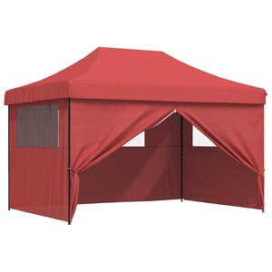 vidaXL Tente de fête Bordeaux 279 x 410 x 315 cm Tissu Oxford