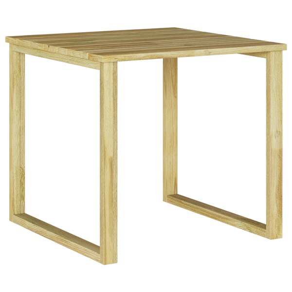 vidaXL Table de bain de soleil 50 5x50 5x46 cm en bois de pin imprégné