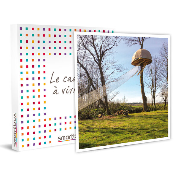 SMARTBOX - Coffret Cadeau - Escapade insolite en cabane dans les arbres en Normandie -